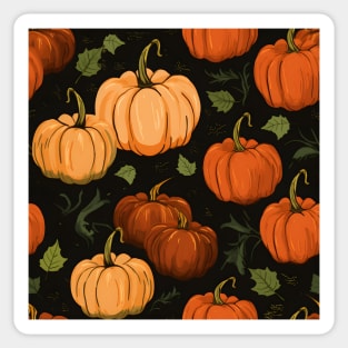 Pumpkin Pattern 21 Sticker